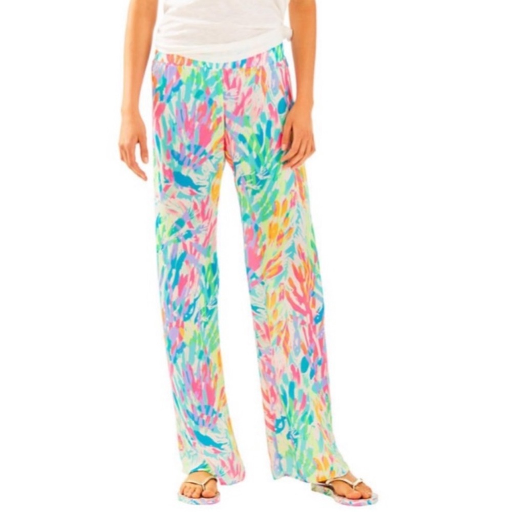 💖SOLD💖 NWT Lilly Pulitzer Bal Harbour Palazzo pants in Sparkling Sands